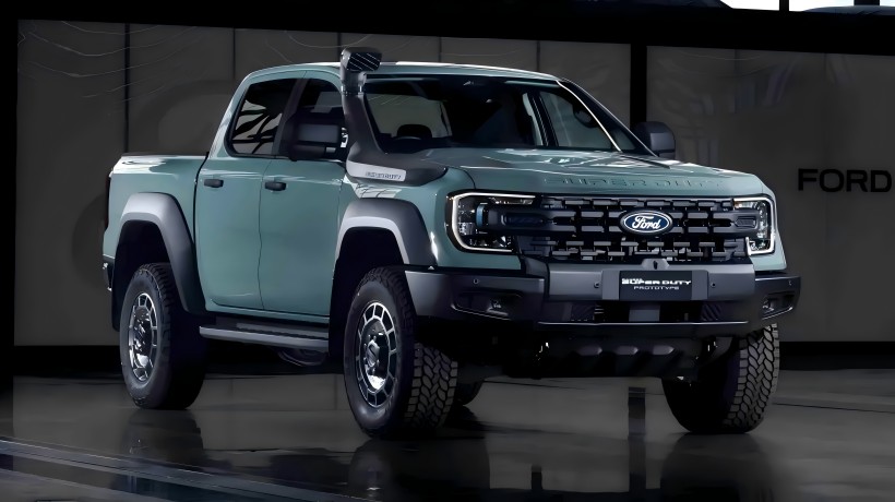 Prestasi luar jalan/kapasiti menunda dipertingkatkan! Imej rasmi Ford Ranger Super Duty Dikeluarkan
