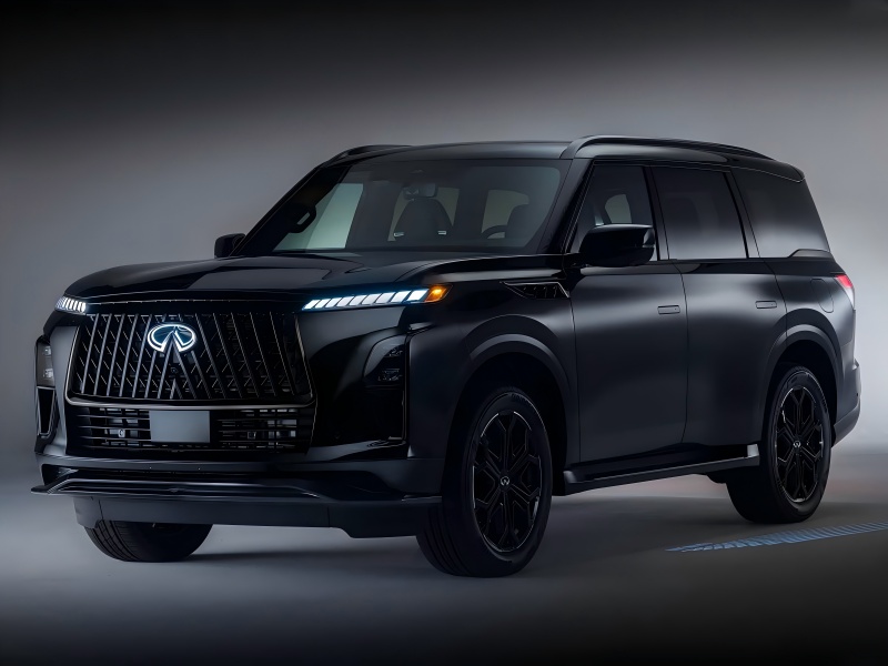 Kit Eksterior Hitam / 3.5T V6 Kuasa - Imej Rasmi 2026 Versi Sukan Infiniti QX80